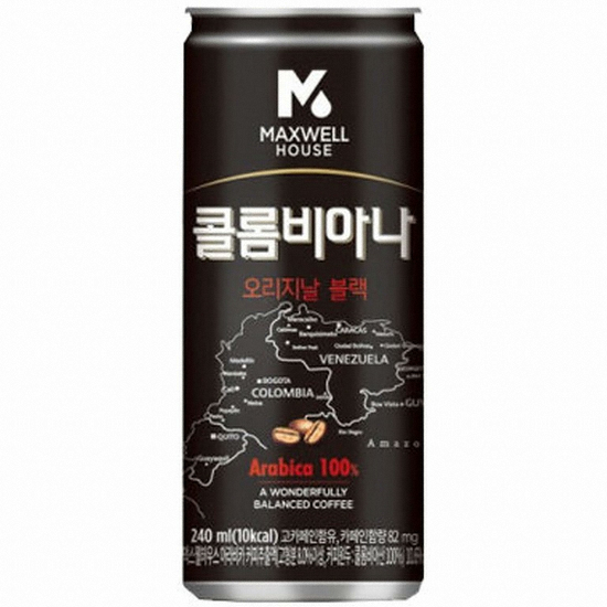 맥스웰하우스 콜롬비아나 오리지날 블랙 240ml