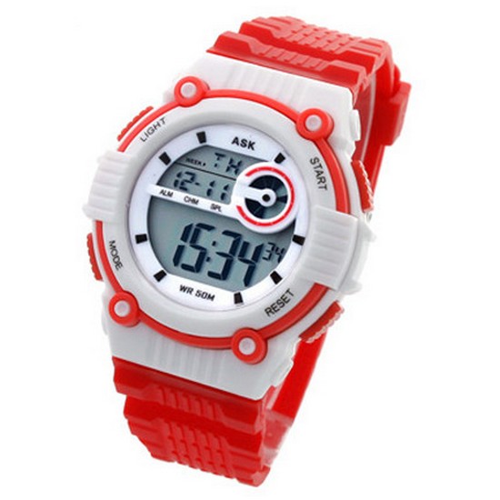 ASK askacc 에스크 ask 아동용 여성 전자 디지털 손목시계 SK314R