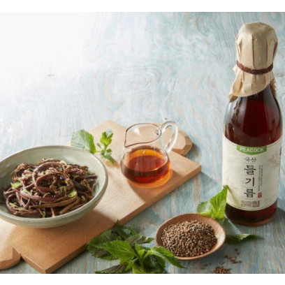 한생 피코크 국산 들깨로 짜낸 들기름 250ml