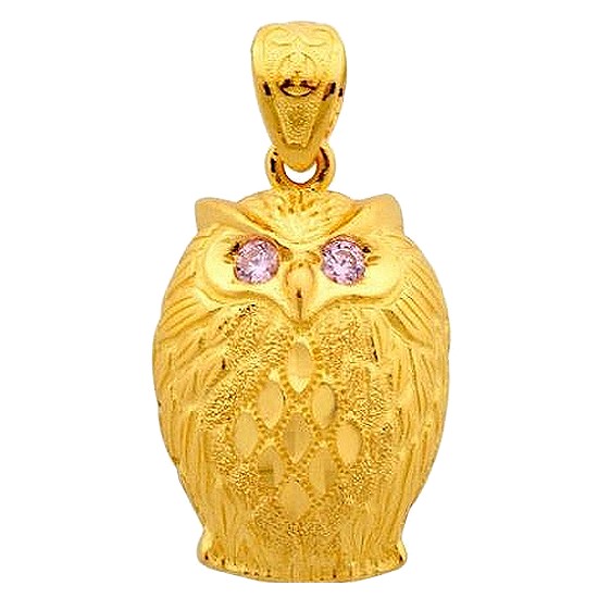 혼골드모아 골드모아 순금 펜던트 7.5g (큐빅부엉이M)