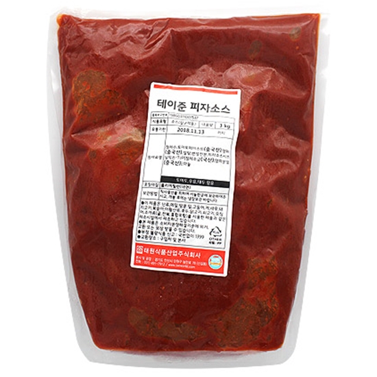 태원식품 테이준 피자소스 3kg
