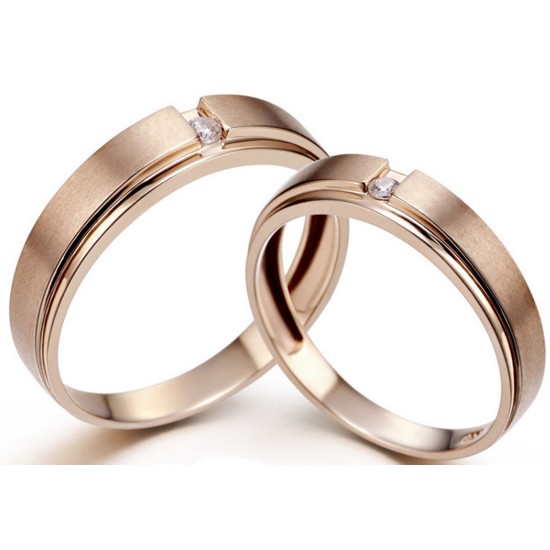 커플레인  18K 골드 커플링  색상선택  R18CR057