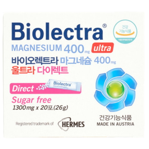바이오렉트라 마그네슘 울트라 다이렉트 400mg 20포