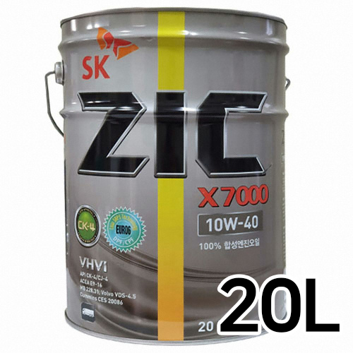 SK엔무브 ZIC X7000 CJ-4 10W40 20L