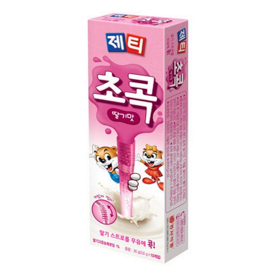 동서식품  제티 초콕 딸기맛 10개입