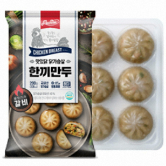 맛있닭 닭가슴살 한끼만두 갈비 200g [5개] - 에누리 가격비교