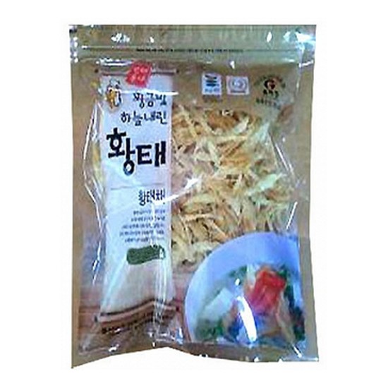 진부령덕장  용대리 진부령 덕장 황태채 500g