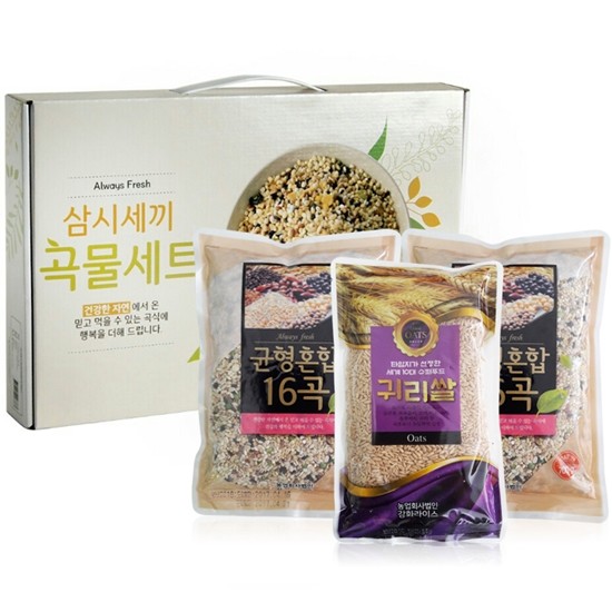 강화라이스 삼시세끼 곡물 3종 세트