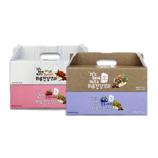 맑은농산 잇츠리얼넛츠 하루건강견과 요거트 종합세트 20g 100개입