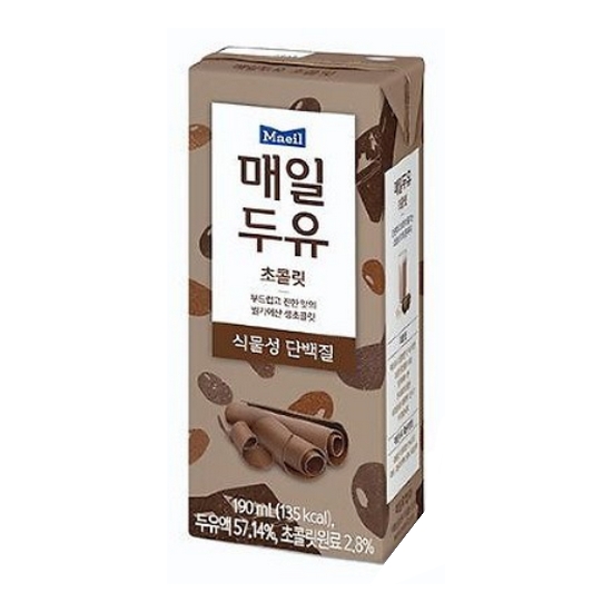 매일유업 매일두유 초콜릿 190ml