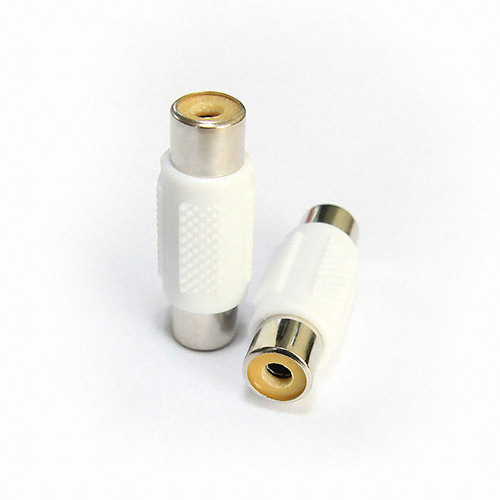 HDTOP  RCA F/F 연장 젠더 화이트