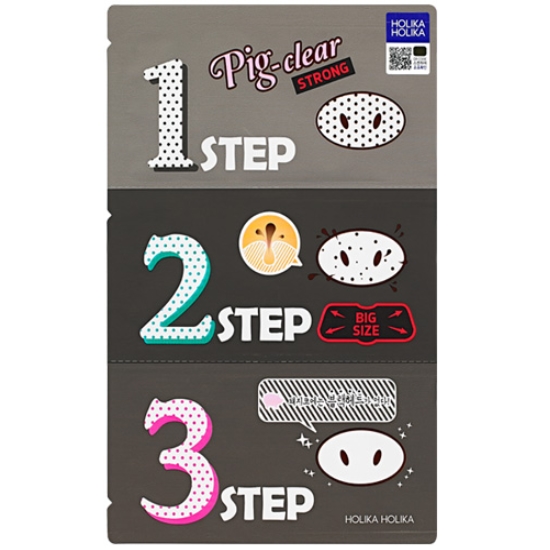 홀리카홀리카 피그노즈 클리어 블랙헤드 3step 키트 스트롱 코팩
