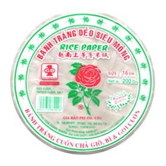 DATAFOOD  장미표 라이스페이퍼 원형 16cm 200g