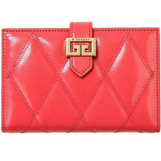 지방시 GV3 다이아몬드 퀄티드 레더 중지갑_BB601GB08Z 630