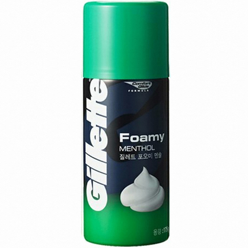 질레트 포오미 멘솔 쉐이빙 폼 175g
