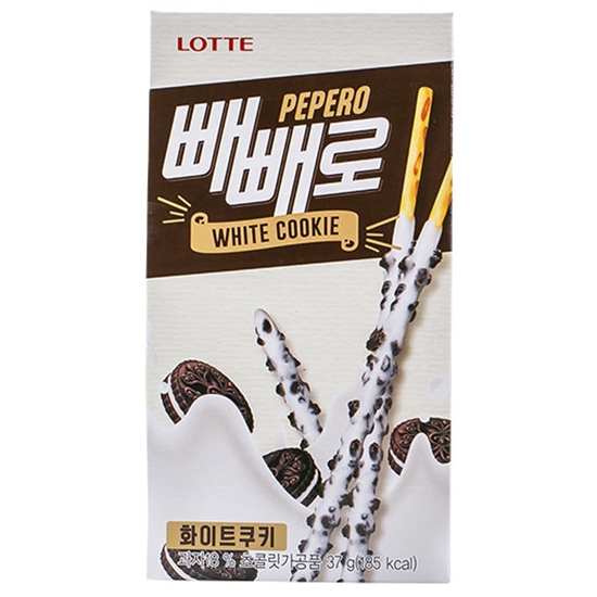 롯데제과  화이트쿠키 빼빼로 37g