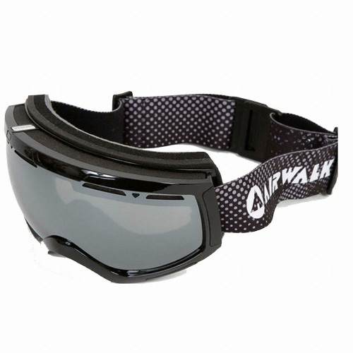 에어워크  고글 AW-618 블랙 실버 안경착용자용 성인용 스키 보드 고글