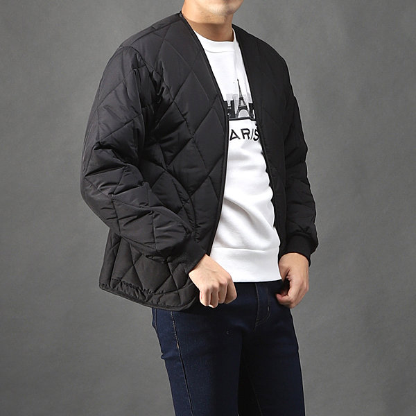 후앙스 다이아퀄팅 브이넥 깔깔이_SDPD3159