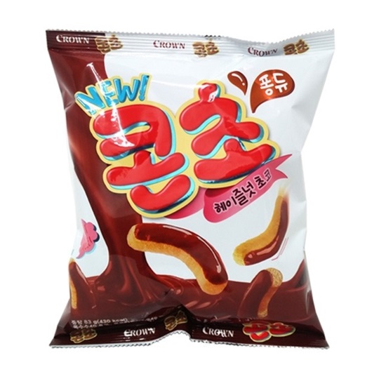 크라운제과  콘초 헤이즐넛 66g
