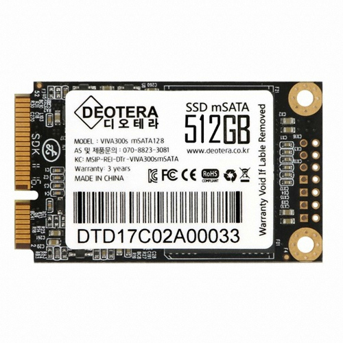 디오테라  VIVA 300S LITE mSATA