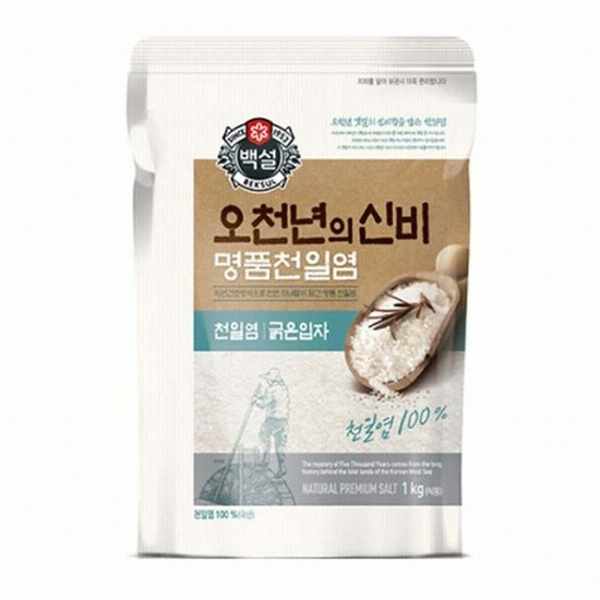백설 오천년의 신비 명품 천일염 굵은입자 1kg