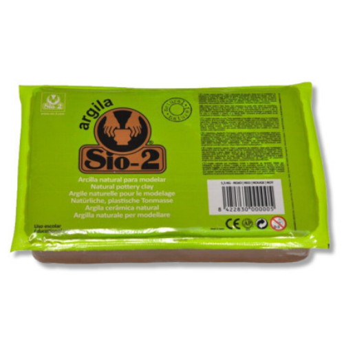 Sio-2 천연 찰흙 갈색 1.5kg