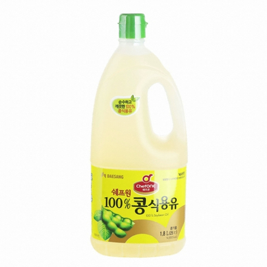 쉐프원 100% 콩식용유 1.8L