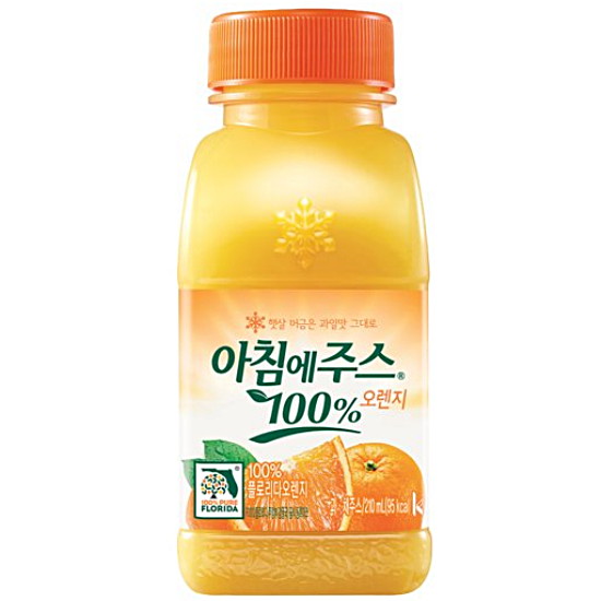 서울우유 아침에주스 오렌지 210ml