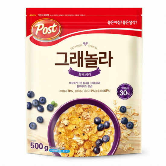 동서식품 포스트 그래놀라 블루베리 500g