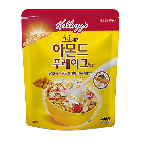 켈로그  아몬드 푸레이크 600g