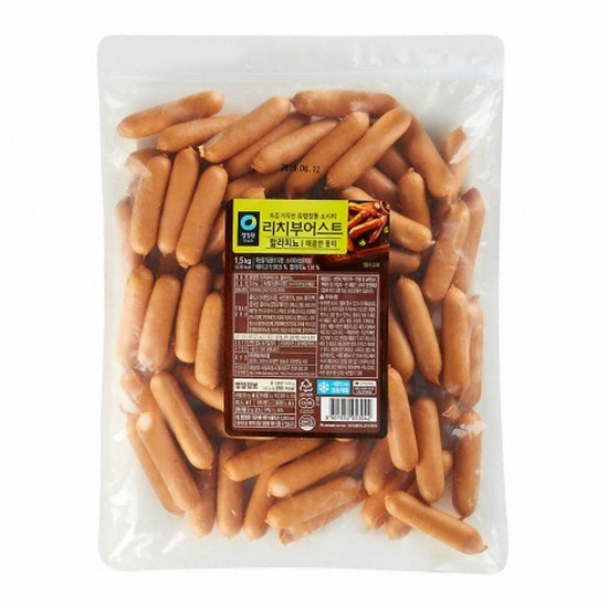 대상 청정원 리치부어스트 할라피뇨 1.5kg