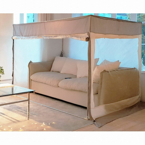 아이디인더스트리  투인원 사각난방텐트