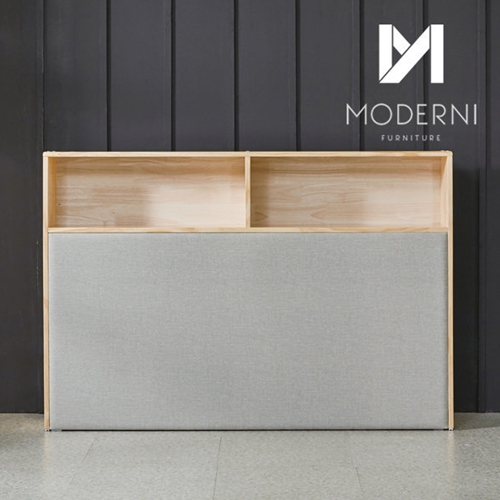 모더니가구 블루문 미송원목 수납형 헤드보드 침대 Q