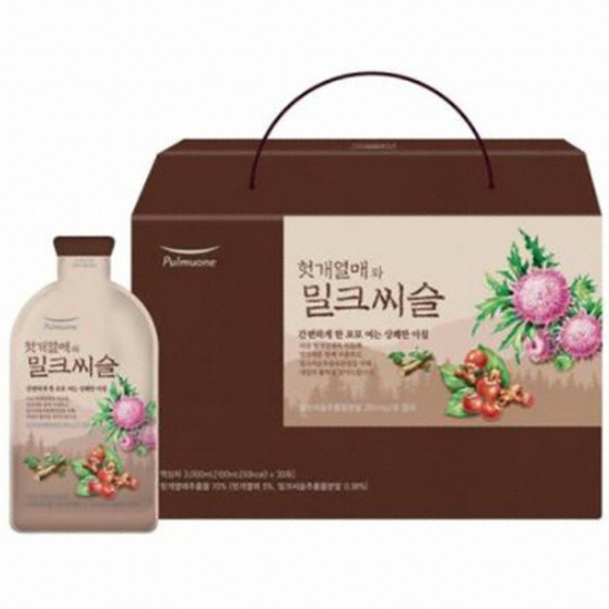 풀무원건강생활 풀무원녹즙 헛개열매와 밀크씨슬 100ml 30포 [1개] - 에누리 가격비교