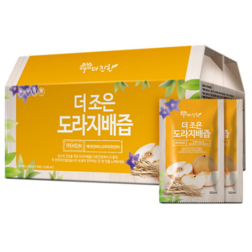 참앤들황토농원 더조은 도라지배즙 100ml 30포