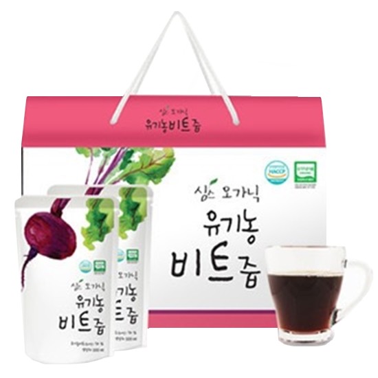 심스오가닉 유기농 비트즙 100ml 34포 1개