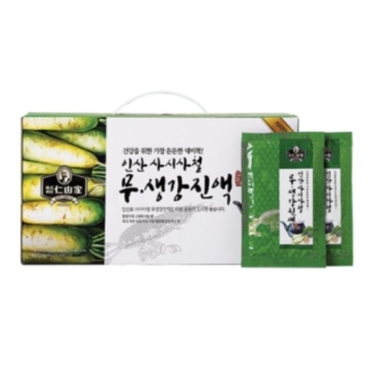 인산가 사시사철 무 생강진액 80ml 30포