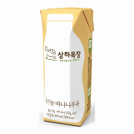 매일유업 상하목장 유기농 바나나 우유 125ml