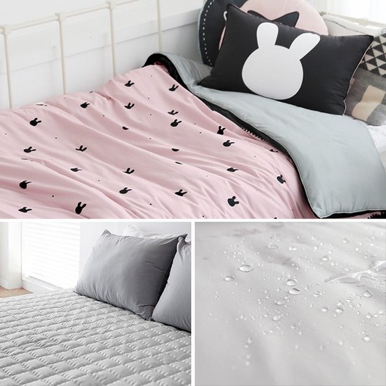 마이하우스 알러지케어 래빗도트 사계절 키즈 이불세트