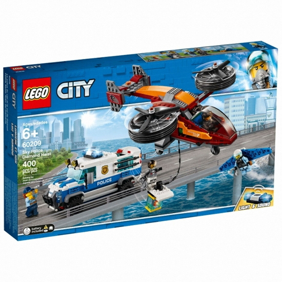 레고  시티 하늘의 경찰 다이아몬드 강도 (60209)