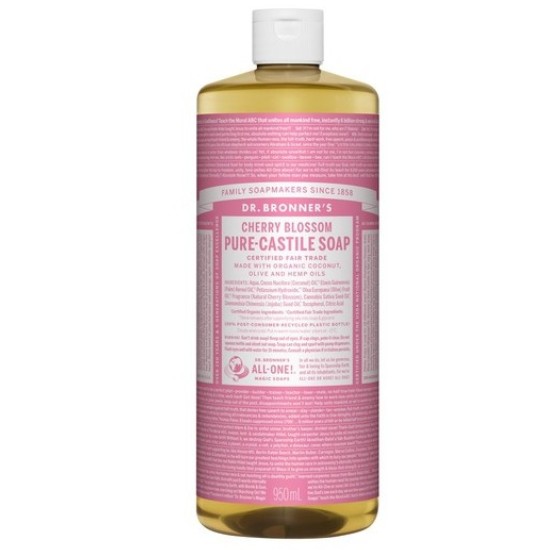 닥터브로너스 체리블라썸 퓨어 캐스틸 솝 950ml