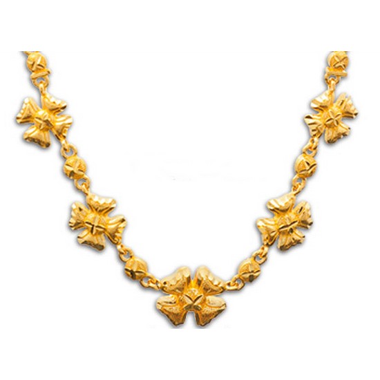 종로금1번가  클로버컷팅 목걸이 37.5g