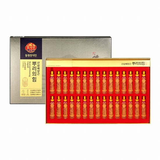 뿌리의 힘 산삼배양근 20ml*30바이알 천지인