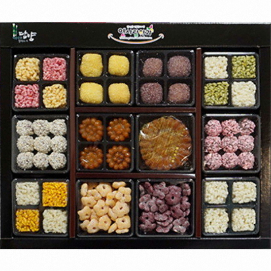 담양한과  한과선물세트 국화 2단 600g