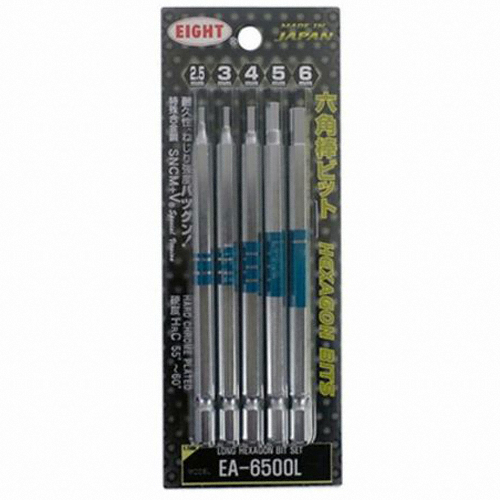 에이트 육각비트세트 EA-6500L (5pcs)