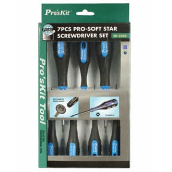 프로스킷 별형 드라이버세트 SD-2302 (7pcs)
