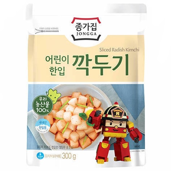 종가 어린이 한입 깍두기 300g