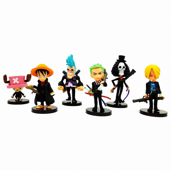 원피스 밀짚모자 해적단 흑전사 6종