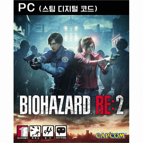 캡콤  바이오하자드 RE:2 한글판