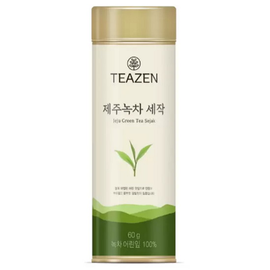 티젠  제주 녹차 세작 60g 2개